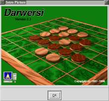 Screenshot of Intro dialog box